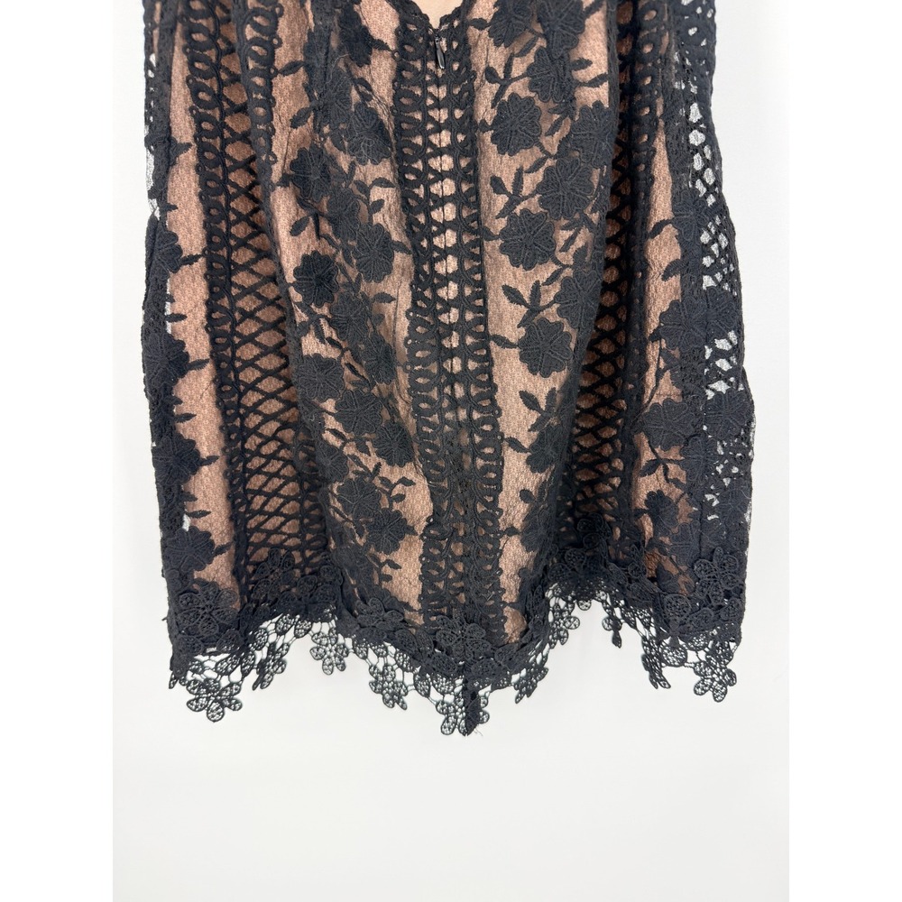 NBD x‎ Revolve Black Brianna Lace Back Cut Out Mini Dress Sleeveless XS - Picture 5 of 7